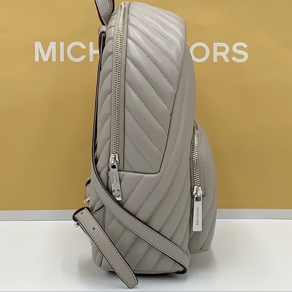 MICHAEL KORS ERIN MEDIUM BACKPACK PEARL GREY - Picture 6 of 16